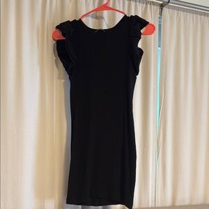 Zara Black Sheath Mini Dress